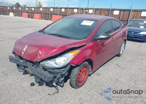 2013 Hyundai Elantra Gls from USA, damaged, VIN 5NPDH4AE0DH419440